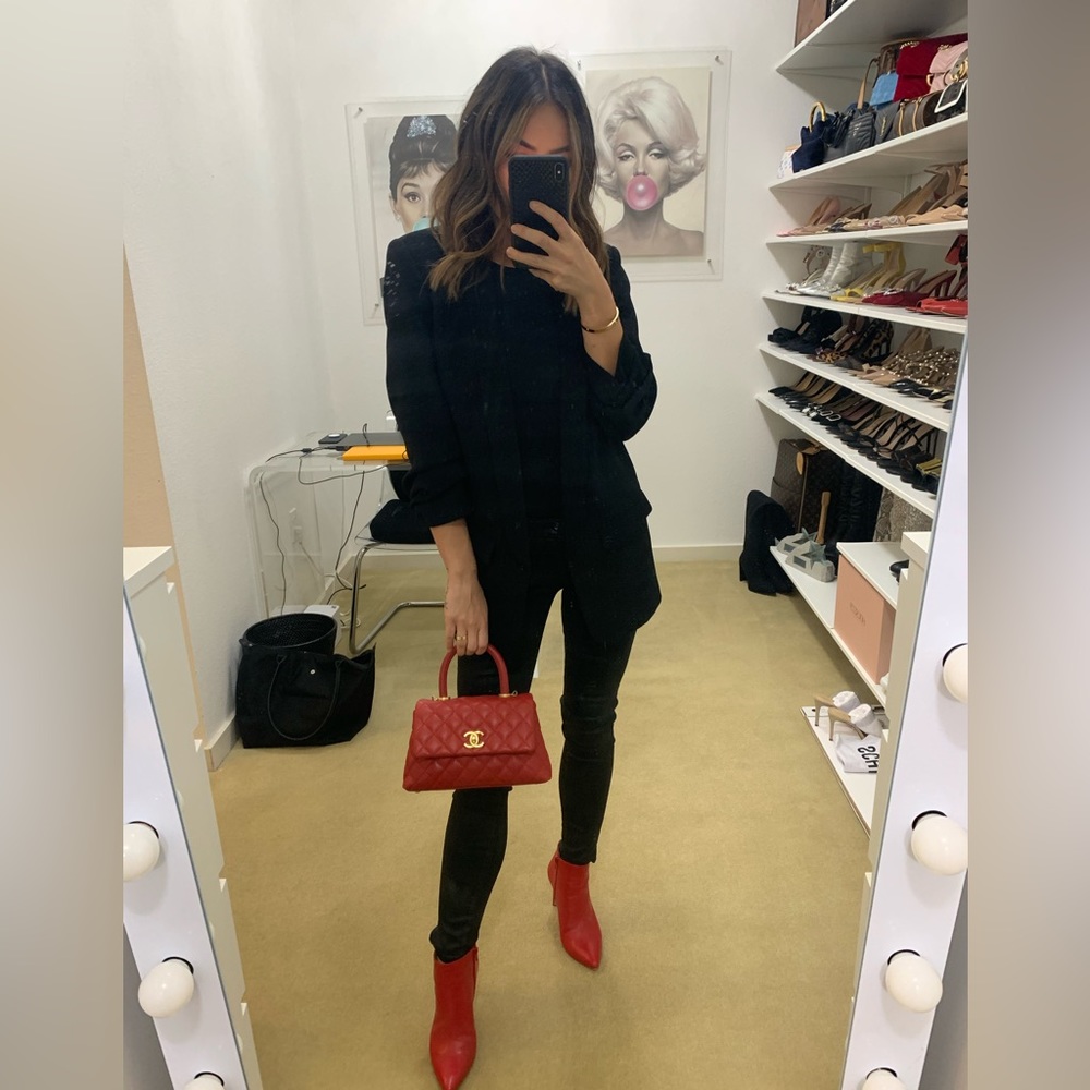 Stuart Weitzman Red Ankle Booties